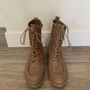 Wonders Greg Lace-Up Moccasin-Toe Ankle Boot - Size 40